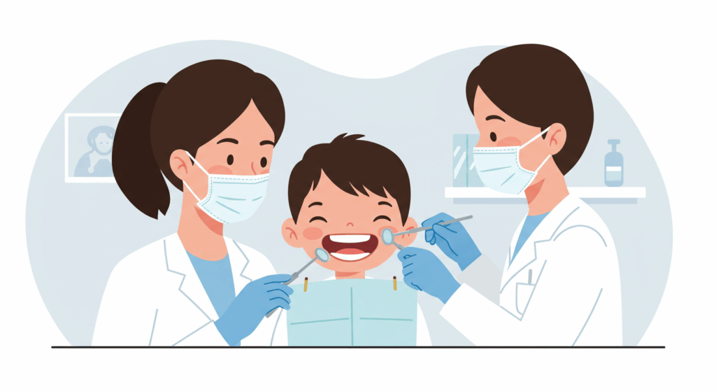 limpieza dental infantil